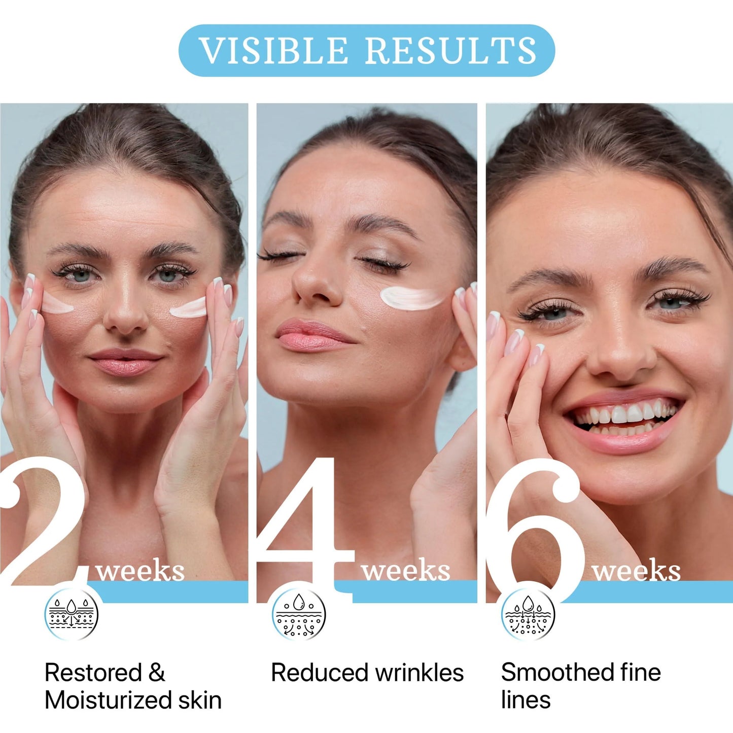 Retinol Cream for Face anti Aging Face Moisturizer with Collagen & Hyaluronic