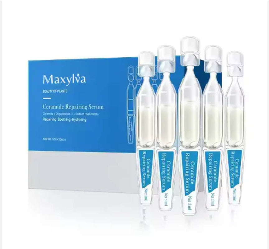 Exclusive Line Skin Care Ceramide Peptide Hyaluronic Acid Repair Calming Hydrating Face Serum
