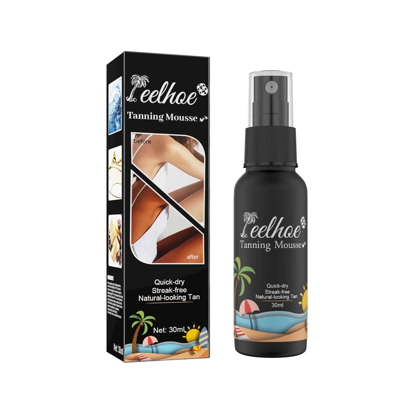 Tanning Mist Sunscreen Lotion Spray for Golden Glow