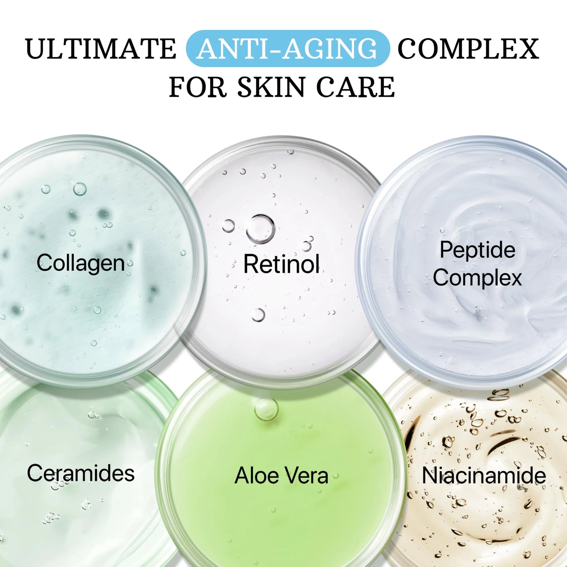 Retinol Cream for Face anti Aging Face Moisturizer with Collagen & Hyaluronic