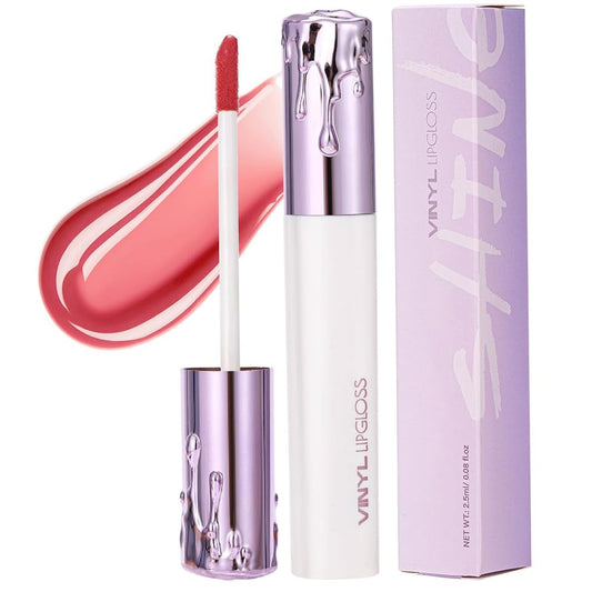 Matte Lip Glaze Moisturizing Long-Lasting Waterproof Non-Stick Lipstick Longwear No-Budge Liquid Lipcolor Makeup, Highly Pigmented Nourishing Lip Gloss for Lip Make up (02#, 0.08 Fl.Oz)