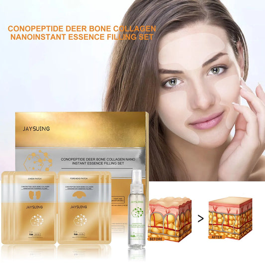 Youthful Glow Deer Peptide Complex Kit Reduces Wrinkles, Anti-Aging, Hydrates & Tightens Face Skin