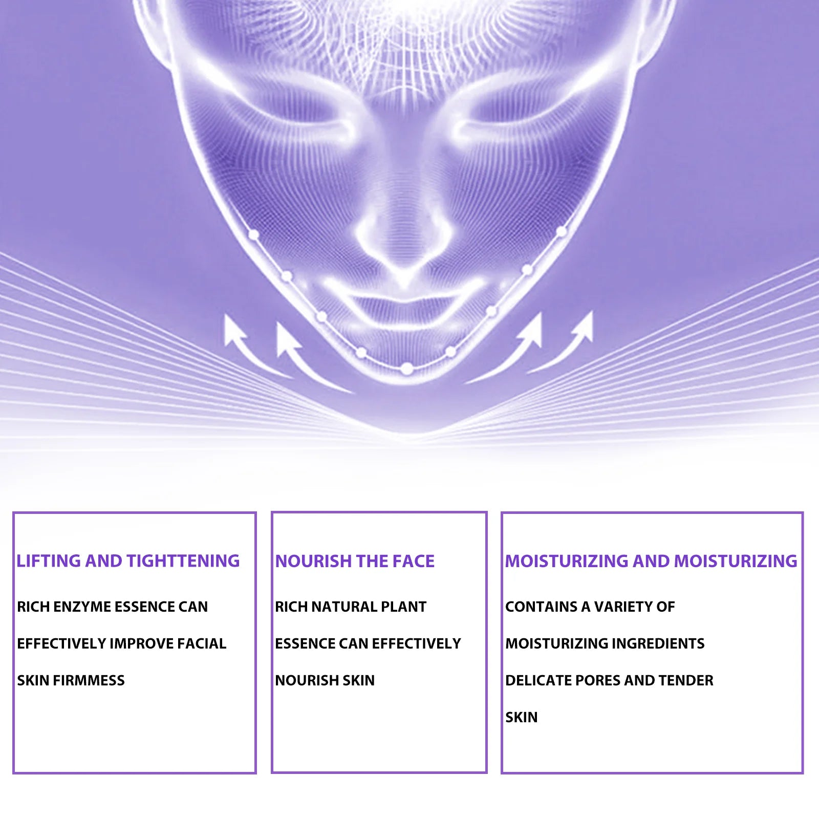 Youthful V Shape Lift Cream Contouring Tightening Chin Firming Anti-Sagging Facial Massage Cream
